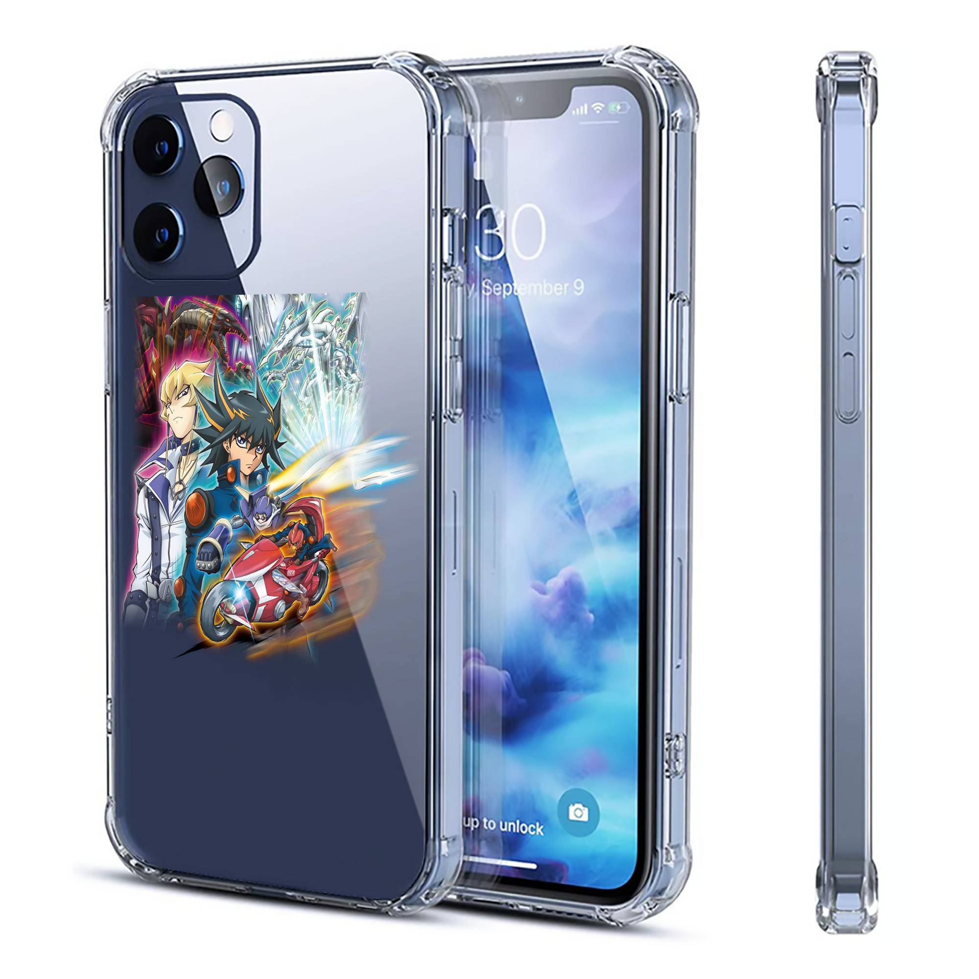 （画像用） 遊☆戯☆王 Yu-Gi-Oh! 【iPhone 12シリーズ対応】透明スマホケース（クリアソフトケース）